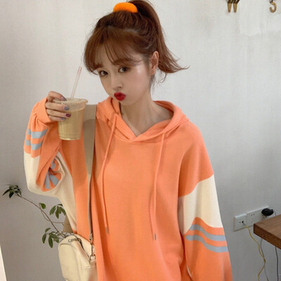 Korean Style Autumn Hoodies Women New Loose Lazy Wind Hooded Splicing Mosaic Contrast Color Long-sleeved Sweatshirt Women
Korean Style Autumn Hoodies Women New Loose Lazy Wind Hooded Splicing Mosaic Contrast Color Long-sleeved Sweatshirt Women