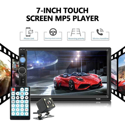 7inch 2Din HD Touch Screen Car Stereo Radio MP3 MP5 Bluetooth Autoradio Player Support Phone Mirror Link with Remote Control
7inch 2Din HD Touch Screen Car Stereo Radio MP3 MP5 Bluetooth Autoradio Player Support Phone Mirror Link with Remote Control