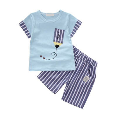 Newborn Baby Boy Clothes Set Cartoon Short Sleeve Vest Stripe Shorts Baby Clothes Set Comfortable Casual Summer Baby Boy Set
Newborn Baby Boy Clothes Set Cartoon Short Sleeve Vest Stripe Shorts Baby Clothes Set Comfortable Casual Summer Baby Boy Set