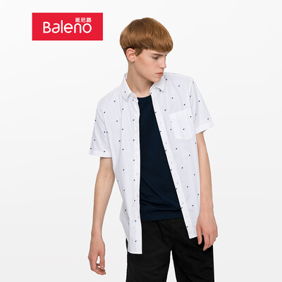Baleno shirt male 2019 spring&summer trend casual fashion oxford printing short-sleeved shirt male 88804011 07Z
Baleno shirt male 2019 spring&summer trend casual fashion oxford printing short-sleeved shirt male 88804011 07Z