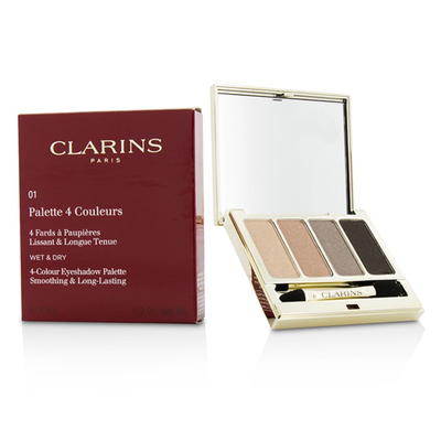 CLARINS - 4 Colour Eyeshadow Palette Smoothing & Long Lasting - 01 Nude 69g02oz
CLARINS - 4 Colour Eyeshadow Palette Smoothing & Long Lasting - 01 Nude 69g02oz