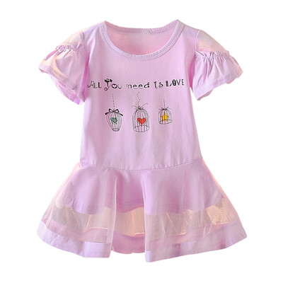 2019 Summer Girls Dress Kids Clothes Short Ruffle Sleeve T-Shirt Lace Dress Toddler Princess baby girl clothes for 1-4 Years
2019 Summer Girls Dress Kids Clothes Short Ruffle Sleeve T-Shirt Lace Dress Toddler Princess baby girl clothes for 1-4 Years