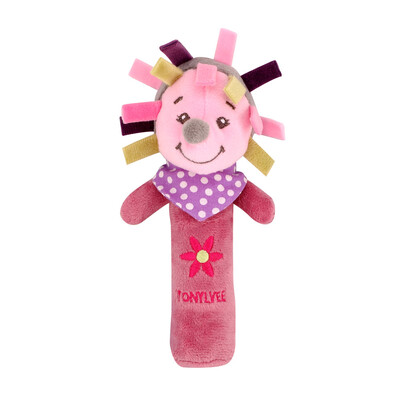Siaonvr Animals Hand Bells Musical Baby Soft Toys Developmental Rattle Bed Kids A