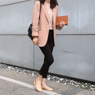 2020 New Women Spring Summer Solid Color Jackets Lapel Casual Long Sleeves Slim Warm Coat Blazer
2020 New Women Spring Summer Solid Color Jackets Lapel Casual Long Sleeves Slim Warm Coat Blazer