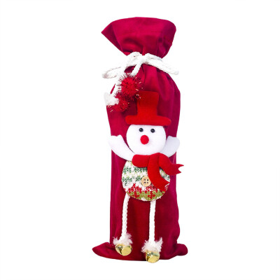 Toponeto Christmas Wine Bottle Set Fabric Doll Christmas Flannel Champagne Decoration
Toponeto Christmas Wine Bottle Set Fabric Doll Christmas Flannel Champagne Decoration