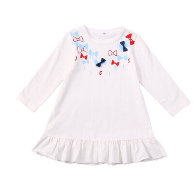 New Baby Girls Autumn Warm Print Floral Bow-Knot Dress High Quality Kids Children Long Sleeve Soft Cotton Brief Clothing Dress
New Baby Girls Autumn Warm Print Floral Bow-Knot Dress High Quality Kids Children Long Sleeve Soft Cotton Brief Clothing Dress