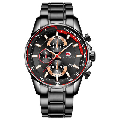 MINI FOCUS MF0218G Quartz Watch Business Men Simple Sport Wristwatch Three Sub-Dials Calendar Second Minute Display Timer 3ATM Wat
MINI FOCUS MF0218G Quartz Watch Business Men Simple Sport Wristwatch Three Sub-Dials Calendar Second Minute Display Timer 3ATM Wat