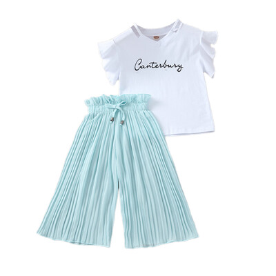 Summer Baby Girl Clothes Short Sleeve Letter Print T-shirt TopsLoose Pants Fashion Trousers Toddler Casual Outfits
Summer Baby Girl Clothes Short Sleeve Letter Print T-shirt TopsLoose Pants Fashion Trousers Toddler Casual Outfits