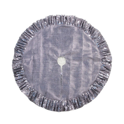 Christmas Festival Decoration Fabric Tree Skirt Silver Plaid Decoration Cute Tree Bottom Skirt
Christmas Festival Decoration Fabric Tree Skirt Silver Plaid Decoration Cute Tree Bottom Skirt