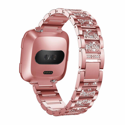 ECSEM Bling Bracelet Compatible with Fitbit VersaVersa 2 Bands for Women Stainless Steel Wristbands
ECSEM Bling Bracelet Compatible with Fitbit VersaVersa 2 Bands for Women Stainless Steel Wristbands