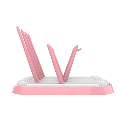Foldable Baby Bottle Drying Rack for Cups Bottle Nipples Brush Holder Easy to Clean Pink
Foldable Baby Bottle Drying Rack for Cups Bottle Nipples Brush Holder Easy to Clean Pink