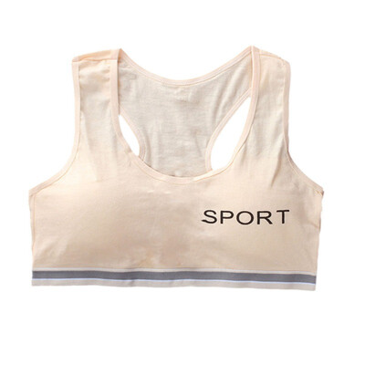 Teenagers Girls Sports Bra Puberty Gym Underwear Wireless Teenager Girls Sports Bra with Chest Pad Cotton Young Girls Training B
Teenagers Girls Sports Bra Puberty Gym Underwear Wireless Teenager Girls Sports Bra with Chest Pad Cotton Young Girls Training B