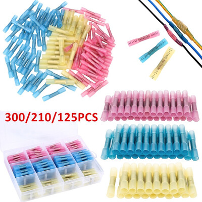 125210300PCS Waterproof Insulated Heat Shrink Connectors Solder Seal Wire Connectors 
125210300PCS Waterproof Insulated Heat Shrink Connectors Solder Seal Wire Connectors