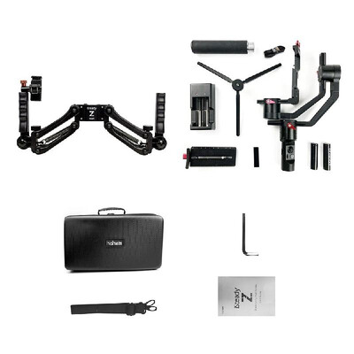 Hohem iSteadyGear Z Kit 3-Axis Handheld Camera Stabilizer Gimbal Dual Handle Control with App Settings Bluetooth Connection Anti-s
Hohem iSteadyGear Z Kit 3-Axis Handheld Camera Stabilizer Gimbal Dual Handle Control with App Settings Bluetooth Connection Anti-s