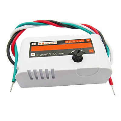 CCMmini DC 6-24V 3A PWM Motor Speed Controller Variable Speed Regulator Switch Adjustable Mini PMW Control Reversible
CCMmini DC 6-24V 3A PWM Motor Speed Controller Variable Speed Regulator Switch Adjustable Mini PMW Control Reversible