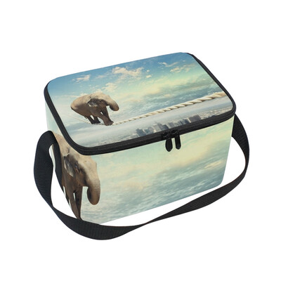 ALAZA Lunch Box Insulated Lunch Bag Large Cooler Tote Bag Elephant Walking On Rope for Men Women Girls Boys
ALAZA Lunch Box Insulated Lunch Bag Large Cooler Tote Bag Elephant Walking On Rope for Men Women Girls Boys