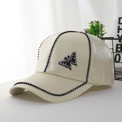 Hat childrens Korean version casual versatile Diamond Butterfly mercerized baseball cap spring summer sun hat fashion Satin cap
Hat childrens Korean version casual versatile Diamond Butterfly mercerized baseball cap spring summer sun hat fashion Satin cap