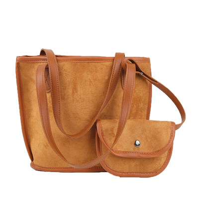 Vintage Matte Solid ColorLeopard Print Women Shoulder Bag with Mini Coin Purse
Vintage Matte Solid ColorLeopard Print Women Shoulder Bag with Mini Coin Purse