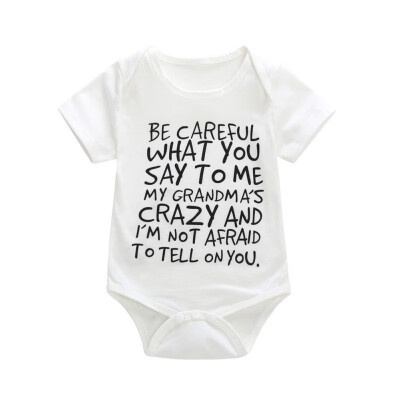 Newborn Baby Romper For Boy Girl Infant Clothes Letter Print Cotton Romper Jumpsuit Outfit Summer
Newborn Baby Romper For Boy Girl Infant Clothes Letter Print Cotton Romper Jumpsuit Outfit Summer