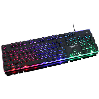 HXSJ V300 USB Wired Gaming Keyboard Backlight Steampunk Keys Wired Gaming Mouse Anti-Slip 1600DPI with Backlight Keyboard&Mo
HXSJ V300 USB Wired Gaming Keyboard Backlight Steampunk Keys Wired Gaming Mouse Anti-Slip 1600DPI with Backlight Keyboard&Mo