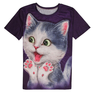 Toponeto Men Summer Casual Abstract Cat 3D Print O Neck Short Sleeve T-shirt Top Blouse
Toponeto Men Summer Casual Abstract Cat 3D Print O Neck Short Sleeve T-shirt Top Blouse