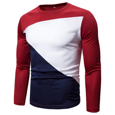 Toponeto Men Splicing O-Neck Splicing Long Sleeve Shirt Fashion Long Sleeve Blouse Top
Toponeto Men Splicing O-Neck Splicing Long Sleeve Shirt Fashion Long Sleeve Blouse Top