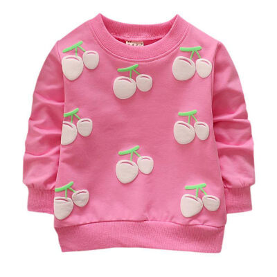 2019 New Baby cotton Tops autumn Winter Small children round necked strawberry hedging Kids long sleeves hot sale
2019 New Baby cotton Tops autumn Winter Small children round necked strawberry hedging Kids long sleeves hot sale