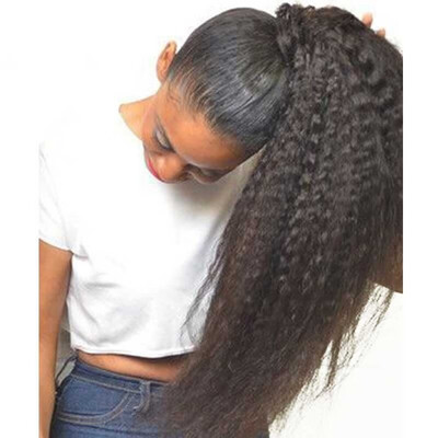 Kinky Straight Ponytails Clip In Human Hair Ponytail Brazilian Virgin Human Hair Dolago
Kinky Straight Ponytails Clip In Human Hair Ponytail Brazilian Virgin Human Hair Dolago
