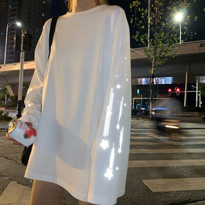 Fashion Novel Design T Shirt Women Round Collar Autumn Print Loose Long Sleeve Casual Streetwear Oversized Tee Shirt
Fashion Novel Design T Shirt Women Round Collar Autumn Print Loose Long Sleeve Casual Streetwear Oversized Tee Shirt