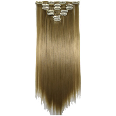 Gobestart Full Head Women Clip Synthetic High Temperature Wire Straight Hair Piece
Gobestart Full Head Women Clip Synthetic High Temperature Wire Straight Hair Piece