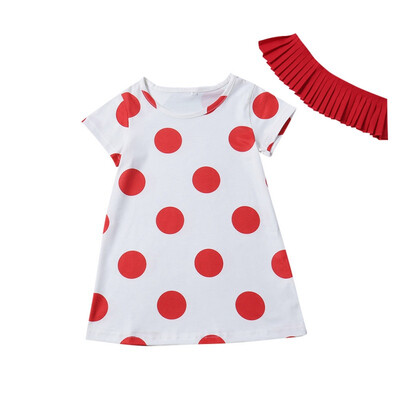 New Baby Girls Summer Short Sleeve Patchwork Print Dot Dress Kids Children High Quality Casual Soft Cotton Clothing Dress
New Baby Girls Summer Short Sleeve Patchwork Print Dot Dress Kids Children High Quality Casual Soft Cotton Clothing Dress