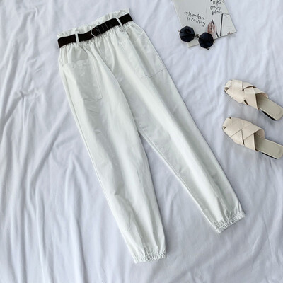 Wild Casual Loose Women Pants Fashion High Waist Straight Pants Solid Color Pocket Decoration Autumn Womens Ankle-length Pants
Wild Casual Loose Women Pants Fashion High Waist Straight Pants Solid Color Pocket Decoration Autumn Womens Ankle-length Pants