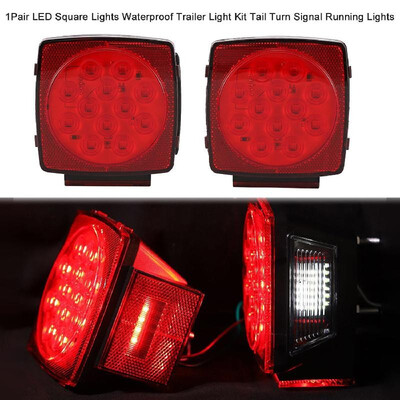 1Pair LED Submersible Square Lights Waterproof Trailer Light Kit Trailer Brake Stop Tail Turn Signal Running Lights
1Pair LED Submersible Square Lights Waterproof Trailer Light Kit Trailer Brake Stop Tail Turn Signal Running Lights