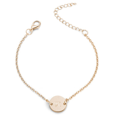 Gold Plated 26 Letters Anklet Bracelet for Women Adjustable Bohemian Foots Jewelry Fashion Initial Bracelets