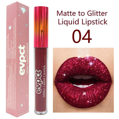 Shimmers Metallic Pearl Lip Gloss Long Lasting Waterproof Glitter Makeup Lipstick