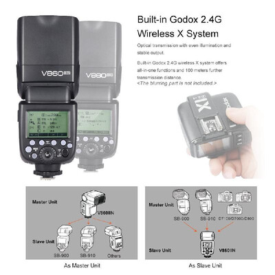 Godox V860II-N i-TTL 18000S HSS Master Slave GN60 Speedlite Flash Built-in 24G Wireless X System with 2000mAh Rechargeable Li-io
Godox V860II-N i-TTL 18000S HSS Master Slave GN60 Speedlite Flash Built-in 24G Wireless X System with 2000mAh Rechargeable Li-io