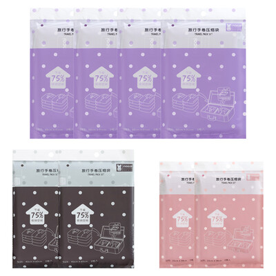 8 Pcs Roll Up Compressed Bag Compression Clothes Luggage Storage Bags Vacuum Space Saver for Travel
8 Pcs Roll Up Compressed Bag Compression Clothes Luggage Storage Bags Vacuum Space Saver for Travel