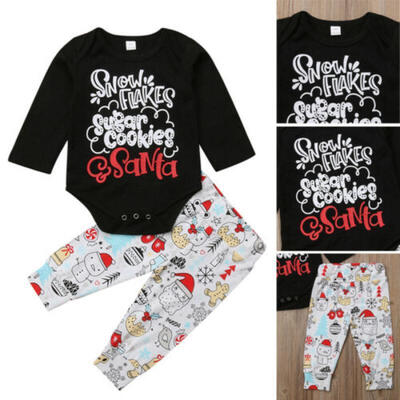 Newborn Baby Girl Boy Xmas Romper Tops Jumpsuit Santa Pants Outfit Clothes Set
Newborn Baby Girl Boy Xmas Romper Tops Jumpsuit Santa Pants Outfit Clothes Set