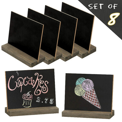 8Pcs Mini Wooden Blackboard with Stand 6" Retro Desktop Blackboard Sign Message Wedding Party Label Table Decor
8Pcs Mini Wooden Blackboard with Stand 6" Retro Desktop Blackboard Sign Message Wedding Party Label Table Decor