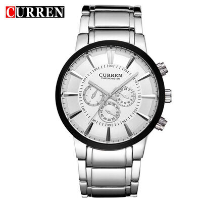 8001 Curren Big Dial Retro Design Business Male Clock Fashion Steel stainless Men Watch Quartz Wristwatch
8001 Curren Big Dial Retro Design Business Male Clock Fashion Steel stainless Men Watch Quartz Wristwatch