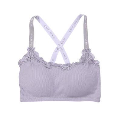 Women Crop Tops Sexy Lace Bra Camisole Camis Solid Colors Underwear Letters Print Strappy Padded Bra Tops Cotton Vest Tank Top
Women Crop Tops Sexy Lace Bra Camisole Camis Solid Colors Underwear Letters Print Strappy Padded Bra Tops Cotton Vest Tank Top