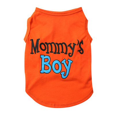 Summer Pet Dog Vest Mommys Boy Breathable Puppy Cat Clothing for Small Dogs Chihuahua Yorkshire Shirts Pets Products
Summer Pet Dog Vest Mommys Boy Breathable Puppy Cat Clothing for Small Dogs Chihuahua Yorkshire Shirts Pets Products