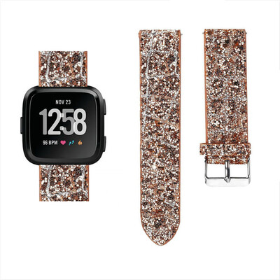 〖Follure〗TexturBling Glitter Leather Wrist Strap Replacement Watch Band For Fitbit Versa
〖Follure〗TexturBling Glitter Leather Wrist Strap Replacement Watch Band For Fitbit Versa