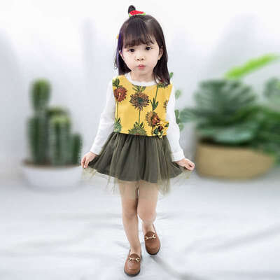 Autumn Baby Infants Girls Kids Children Fleece Waistcoat VestVintage Princess Long Sleeve Dress Vestido 2pcs Girl Dress
Autumn Baby Infants Girls Kids Children Fleece Waistcoat VestVintage Princess Long Sleeve Dress Vestido 2pcs Girl Dress