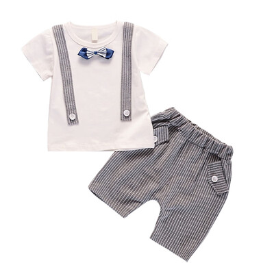 Baby Clothes Toddler Baby Boys 2pcs Summer Outfits Fake Tie Print T-shirt TopsShorts Casual Sets Baby Boy Clothes
Baby Clothes Toddler Baby Boys 2pcs Summer Outfits Fake Tie Print T-shirt TopsShorts Casual Sets Baby Boy Clothes