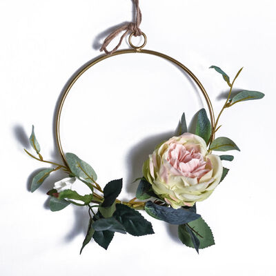 Wrought Iron Geometric Wreath Wall Hanging Decoration Floral Hoop Wreath For Wedding
Wrought Iron Geometric Wreath Wall Hanging Decoration Floral Hoop Wreath For Wedding