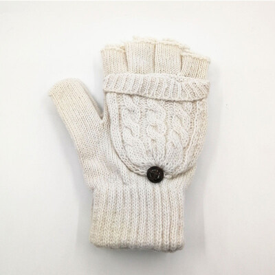 Half Finger Fingerless Gloves Convertible Flip Knitted Artificial Wool Winter Warm Gloves For Women Girl
Half Finger Fingerless Gloves Convertible Flip Knitted Artificial Wool Winter Warm Gloves For Women Girl