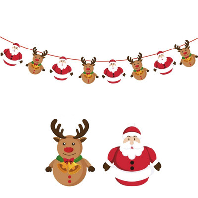 3 Meter Christmas Paper Flag Party Window Hotel Scene Decoration Bunting Santa Claus Hanging Flag
3 Meter Christmas Paper Flag Party Window Hotel Scene Decoration Bunting Santa Claus Hanging Flag