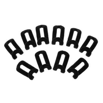 UpperX 10pcs Hooks Flocking Hanger Mini Flocking Plastic Hanger - Black 
UpperX 10pcs Hooks Flocking Hanger Mini Flocking Plastic Hanger - Black