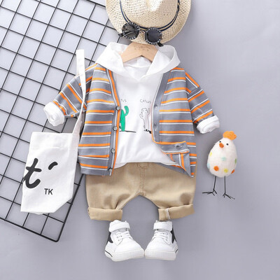 New Autumn Fashion Casual Cactus Print Striped Boy Set Hoodie Pants Cardigan 3pcs Toddler Childrens Set 0-3T Baby Boy Clothes
New Autumn Fashion Casual Cactus Print Striped Boy Set Hoodie Pants Cardigan 3pcs Toddler Childrens Set 0-3T Baby Boy Clothes